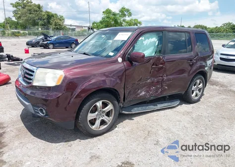 2014 Honda Pilot Ex-L from USA, damaged, VIN 5FNYF3H55EB023107